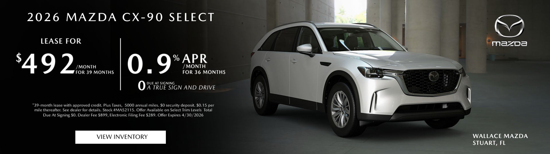 Mazda CX-90 Special Offer