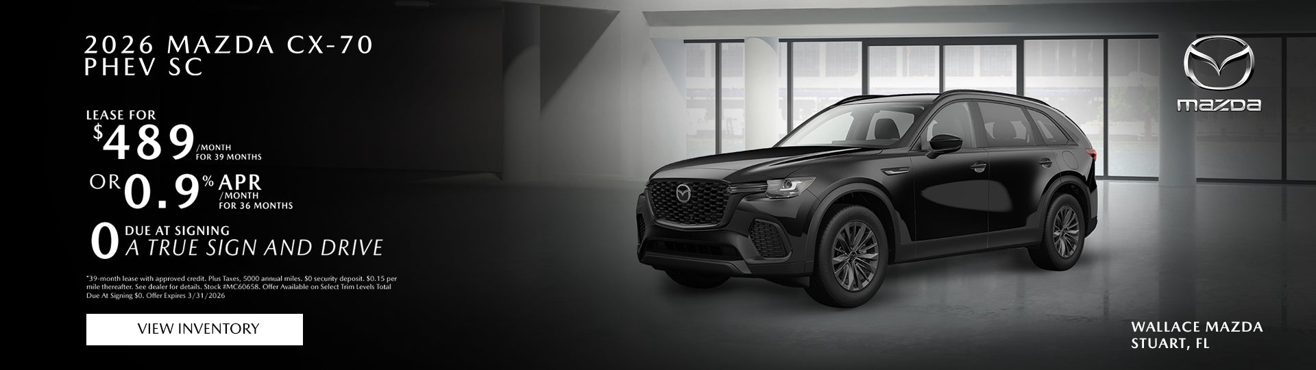 Mazda CX-70 Special Offer